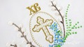 Christ is Risen Traditional Easter embroidery design