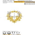 Baroque Easter frame with pussy willow - 4 sizes