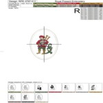 Christmas Bagpiper ITH Ornament Machine Embroidery Design - 3 sizes