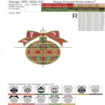 Christmas Bauble with Bow - 5 sizes