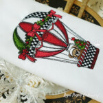 Christmas Balloon with Teddy Bear - 4 Sizes