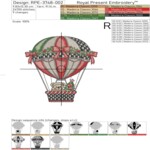 Christmas Balloon with Teddy Bear - 4 Sizes