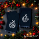 Set of Christmas Balls from Snowflakes - 3 sizes