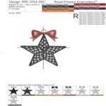 Checkered Christmas balls set