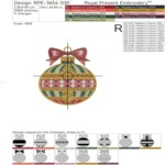 Christmas Holly Jolly Bauble - 5 sizes