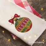 Christmas Holly Jolly Bauble - 5 sizes