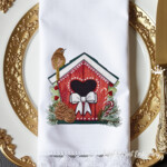 Festive Birdhouse Charm - 4 sizes