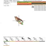 Mini Baroque Christmas Birds - 4 sizes