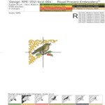 Mini Baroque Christmas Birds - 4 sizes