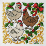 Three French Hens - 3 sizes