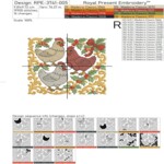 Three French Hens - 3 sizes