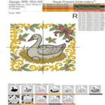 Festive goose with Golden Egg - 4 sizes