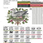 Christmas goose laying eggs Large - 4 sizes