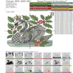 Christmas swimming swan - 4 sizes