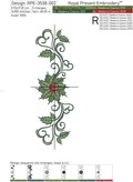 Christmas Holly Borders- 4 sizes