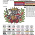 Mouse King in a Christmas ornament - 4 sizes