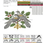 Christmas Two Turtle Doves Set - 4 sizes