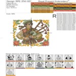 12 day of Christmas Piper Piping Boy - 3 sizes