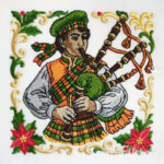 12 day of Christmas Piper Piping Boy - 3 sizes