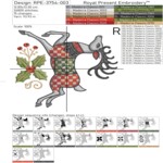 Christmas Reindeer in Red and Green Checkers - 6 sizes