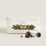 Christmas Towel Borders Machine Embroidery Design Set - 3 Designs, 2 Sizes