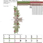 Christmas Towel Borders Machine Embroidery Design Set - 3 Designs, 2 Sizes