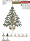 Christmas Tree in Baroque Style - 4 sizes