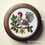 Christmas French Hen Set - 4 sizes
