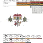 Christmas Village - Girl and Snowman at home - 3 sizes