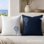 Bluework Whelk Seashell Machine Embroidery Design - 3 Sizes