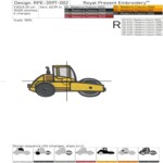 Road equipment and signs set - 4 sizes