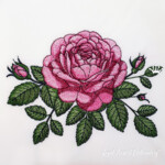 Rose Garden Elegance border - 4 sizes