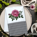Rose Garden Elegance border - 4 sizes