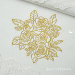 Contour blooming roses bouquet - 4 sizes