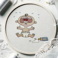 Crying baby with bottle - 3 sizes