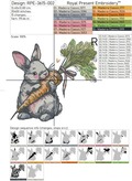 Cute Bunny Loves Carrots - 4 sizes