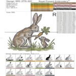 Mother Bunny Feeding Little Rabbit - 6 sizes