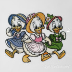 Dancing ducks and sailors set  - 4 sizes