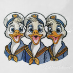 Dancing ducks and sailors set  - 4 sizes