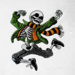 Small Halloween Dancing Skeleton - 3 sizes