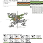 Small Halloween Skeleton Dancer - 3 sizes