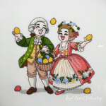 Baroque Easter: playing with eggs - 4 sizes