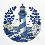 Delft Blue Lighthouse - 4 sizes
