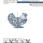 Delft Blue Hen small - 4 sizes