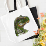 Tyrannosaurus Rex portrait mega Machine Embroidery Design - 5 sizes