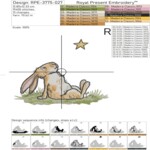 Lapin rêveur regardant une étoile - 4 tailles