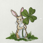 Lapin rêveur regardant une étoile - 4 tailles