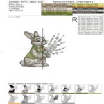 Easter Bunny boy with willow - 4 sizes