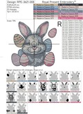 Easter Bunny With Easter Eggs Mega - 3 sizes