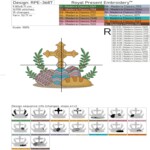 Easter cross and symbols of the Resurrection - 3 sizes